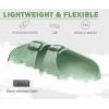 imageKuaiLu Womens Recovery Sandals With Comfortable Plantar Fasciitis Arch Support Orthotic Adjustable Thick Cushion Sport Slides Reduces Stress on Feet Joints ampamp Back PostExerciseOlive Green