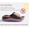 imageKuaiLu Womens Recovery Sandals With Comfortable Plantar Fasciitis SupportLadies Orthotic Open Toe Sport Slides Thick Cushion Reduces Stress on FeetJoints ampamp Back PostExerciseBrown Purple