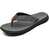 imageKuaiLu Womens Casual Flip Flops Yoga Mat Comfortable Cushion Arch Support Walking Thong Sandals Lightweight NonSlip Summer Beach SlippersGrey