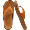 imageKuaiLu Flip Flops For Women Ladies Orthotic Yoga Mat Cushion Sandals Dressy Womans Lightweight Summer Slip On Beach Thong Sandles with Comfortable Arch Support US Size 512Khaki