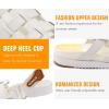 imageKuaiLu Womens Fashion Orthopedic Walking Sandals for Women 2025 Arch Support Sandles Comfort Plantar Fasciitis Recovery Cushion Summer Travel Outdoor Hiking Open Toe Water Shoes Woman Size US511White