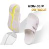 imageKuaiLu Womens Fashion Orthotic Slides Thick Cushion Recovery Sandals Ladies Slip On Walking Sandles With Comfortable Plantar Fasciitis Arch Support Indoor OutdoorColor White