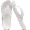 imageKuaiLu Womens Flip Flops Ladies Yoga Mat Comfortable Walking Thong Sandals With Plantar Fasciitis Arch Support Slip On Indoor Outdoor For SummerAll White