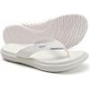 imageKuaiLu Womens Flip Flops Ladies Yoga Mat Comfortable Walking Thong Sandals With Plantar Fasciitis Arch Support Slip On Indoor Outdoor For SummerAll White