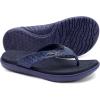 imageKuaiLu Womens Flip Flops Ladies Yoga Mat Comfortable Walking Thong Sandals With Plantar Fasciitis Arch Support Slip On Indoor Outdoor For SummerDark Blue