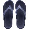 imageKuaiLu Womens Flip Flops Ladies Yoga Mat Comfortable Walking Thong Sandals With Plantar Fasciitis Arch Support Slip On Indoor Outdoor For SummerDark Blue