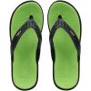 imageKuaiLu Womens Flip Flops Ladies Yoga Mat Comfortable Walking Thong Sandals With Plantar Fasciitis Arch Support Slip On Indoor Outdoor For SummerGreen Black
