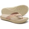imageKuaiLu Womens Flip Flops Ladies Yoga Mat Comfortable Walking Thong Sandals With Plantar Fasciitis Arch Support Slip On Indoor Outdoor For SummerIvory Whitepale Pink