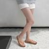imageKuaiLu Womens Flip Flops Ladies Yoga Mat Comfortable Walking Thong Sandals With Plantar Fasciitis Arch Support Slip On Indoor Outdoor For SummerKhakiduo