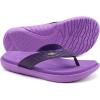 imageKuaiLu Womens Flip Flops Ladies Yoga Mat Comfortable Walking Thong Sandals With Plantar Fasciitis Arch Support Slip On Indoor Outdoor For SummerViolet Purple