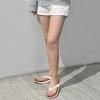 imageKuaiLu Womens Flip Flops Ladies Yoga Mat Comfortable Walking Thong Sandals With Plantar Fasciitis Arch Support Slip On Indoor Outdoor For SummerWhite Khaki