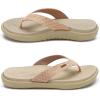 imageKuaiLu Womens Flip Flops Ladies Yoga Mat Comfortable Walking Thong Sandals With Plantar Fasciitis Arch Support Slip On Indoor Outdoor For SummerWhite
