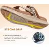 imageKuaiLu Womens Orthopedic Flip Flops With Arch Support Adjustable Thick Athletic Cushion Recovery Walking Sandals For Woman Ladies Fashion Comfortable FlipFlop Slides Water Resistant ampamp LightweightKhaki