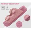 imageKuaiLu Womens Sandals with Arch Support Comfortable Orthopedic Cushion Recovery Slides Summer Fashion Leather Double Buckle Casual Slip On Plantar Fasciitis Shoes for IndoorampampOutdoor US Size 612Pink