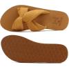 imageKuaiLu Womens Dressy Sandals with Arch Support Yoga Mat Comfortable Cushion Walking Criss Cross Slides Summer Beach Slip On Indoor Outdoor SlippersAll Khaki