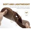 imageKuaiLu Womens Dressy Sandals with Arch Support Yoga Mat Comfortable Cushion Walking Criss Cross Slides Summer Beach Slip On Indoor Outdoor SlippersAll Brown