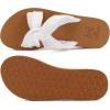 imageKuaiLu Womens Dressy Sandals with Arch Support Yoga Mat Comfortable Cushion Walking Criss Cross Slides Summer Beach Slip On Indoor Outdoor SlippersKhaki White