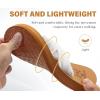 imageKuaiLu Womens Dressy Sandals with Arch Support Yoga Mat Comfortable Cushion Walking Criss Cross Slides Summer Beach Slip On Indoor Outdoor SlippersKhaki White