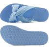 imageKuaiLu Womens Dressy Sandals with Arch Support Yoga Mat Comfortable Cushion Walking Criss Cross Slides Summer Beach Slip On Indoor Outdoor SlippersSky Blue