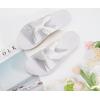 imageKuaiLu Womens Dressy Sandals with Arch Support Yoga Mat Comfortable Cushion Walking Criss Cross Slides Summer Beach Slip On Indoor Outdoor SlippersSnow White