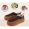 imageKuaiLu Mens Clog Slippers Memory Foam IndoorOutdoor Warm Suede House Shoes Winter Moccasins Slipon Boots Slippers For Man with Fuzzy Sherpa Lining ampamp Arch Support Khaki Brown Size 8