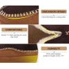 imageKuaiLu Mens Clog Slippers Memory Foam IndoorOutdoor Warm Suede House Shoes Winter Moccasins Slipon Boots Slippers For Man with Fuzzy Sherpa Lining ampamp Arch Support Khaki Brown Size 8
