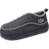 imageKuaiLu Mens Slippers Cozy Memory Foam House Slipper Shoes Warm Suede Winter Moccasins Slipon Boots Slippers For Man with Fuzzy Sherpa Lining ampamp IndoorOutdoor Hard Rubber SoleGrey