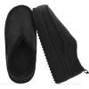 imageKuaiLu Mens Slippers Cozy Memory Foam House Slipper Shoes Warm Suede Winter Moccasins Slipon Boots Slippers For Man with Fuzzy Sherpa Lining ampamp IndoorOutdoor Hard Rubber SoleBlack