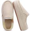 imageKuaiLu Womens Clog Slippers Cozy Suede Warm Plush Lined Arch Support Faux Fur House Ladies Bedroom Slippers Comfy Orthopedic Memory Foam Plantar Fasciitis Home Indoor Outdoor Shoes Beige US85