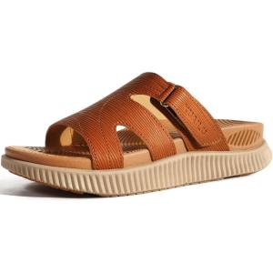 imageKuaiLu Womens Fashion Orthotic Slides Thick Cushion Recovery Sandals Ladies Slip On Walking Sandles With Comfortable Plantar Fasciitis Arch Support Indoor OutdoorKhaki