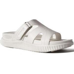 imageKuaiLu Womens Fashion Orthotic Slides Thick Cushion Recovery Sandals Ladies Slip On Walking Sandles With Comfortable Plantar Fasciitis Arch Support Indoor OutdoorColor White