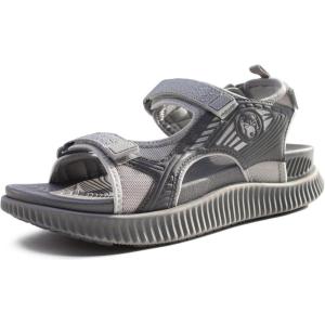 imageKuaiLu Womens Orthopedic Walking Sandals with Comfortable Arch Support Recovery Sport Relief Plantar Fasciitis Summer Outdoor Hiking Adjustable Strap Platform Cushion ShoesGrey