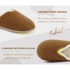 imageKuaiLu Womens Memory Foam Slippers Ladies Cozy Fuzzy Plush Fur Lined Warm Winter Cushioned Slip on House Bedroom Shoes Comfy Indoor Outdoor Hard Sole Arch Supportive Plantar Fasciitis Tan Khaki Size 8