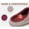 imageKuaiLu Womens Memory Foam Slippers Ladies Cozy Fuzzy Plush Fur Lined Warm Winter Cushioned Slip on House Bedroom Shoes Comfy Indoor Outdoor Hard Sole Arch Supportive Plantar Fasciitis Beige Size 10