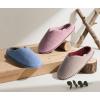 imageKuaiLu Womens Memory Foam Slippers Ladies Cozy Fuzzy Plush Fur Lined Warm Winter Cushioned Slip on House Bedroom Shoes Comfy Light Pink Size 8