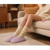 imageKuaiLu Womens Memory Foam Slippers Ladies Cozy Fuzzy Plush Fur Lined Warm Winter Cushioned Slip on House Bedroom Shoes Comfy Light Pink Size 8