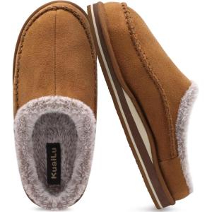 imageKuaiLu Mens Bedroom Indoor Outdoor Slippers