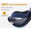 imageKuaiLu Mens Leather Flip Flops Arch Support Summer Beach Pool Water Thong Sandals Waterproof Rubber Walking ShoesInk Blue