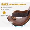 imageKuaiLu Mens Leather Flip Flops Arch Support Summer Beach Pool Water Thong Sandals Waterproof Rubber Walking ShoesLight Brown