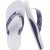 imageKuaiLu Women Flip FlopsPurple White
