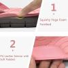 imageKuaiLu Womens Casual Flip Flops Comfortable Yoga Mat Arch Support Memory Foam Comfort Cushion Summer Beach Pool Slip on Walking Thong Sandals Ladies Orthotic Recovery Plantar Fasciitis Pink 6