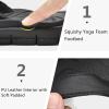 imageKuaiLu Womens Casual Flip Flops Comfortable Yoga Mat Arch Support Memory Foam Comfort Cushion Summer Beach Pool Slip on Walking Thong Sandals Ladies Orthotic Recovery Plantar Fasciitis Black 6