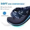 imageKuaiLu Flip Flops Women Yoga Foam Ladies Comfort Arch Support Summer Beach Casual Thong Sandals Silk blue Size 85