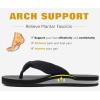 imageKuaiLu Womens Dressy Sandals Arch Support Yoga Mat Walking Cross Slides Ladies Slip on Orthotic Travel Outfits Slippers Cushion ComfortableBlack