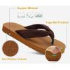imageKuaiLu Womens Dressy Sandals Arch Support Yoga Mat Walking Cross Slides Ladies Slip on Orthotic Travel Outfits Slippers Cushion ComfortableBrown Khaki