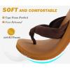 imageKuaiLu Womens Dressy Sandals Arch Support Yoga Mat Walking Cross Slides Ladies Slip on Orthotic Travel Outfits Slippers Cushion ComfortableBrown Khaki