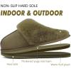 imageKuaiLu Womens Fluff Dual Memory Foam Slippers Ladies Cozy Arch Support Warm Scuff Slippers Slip on Comfy Winter House Shoes with NonSlip Indoor Outdoor Hard SoleOlive Green