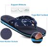 imageKuaiLu Flip Flops Women Yoga Foam Ladies Comfort Arch Support Summer Beach Casual Thong Sandals Silk blue Size 7