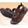 imageKuaiLu Mens Hiking Sandals With Arch Support Sport Recovery Athletic Walking Sandals For Man Outdoor Summer Casual Thick Cushion Beach Water Fisherman Sandal Size 715Dark Brown